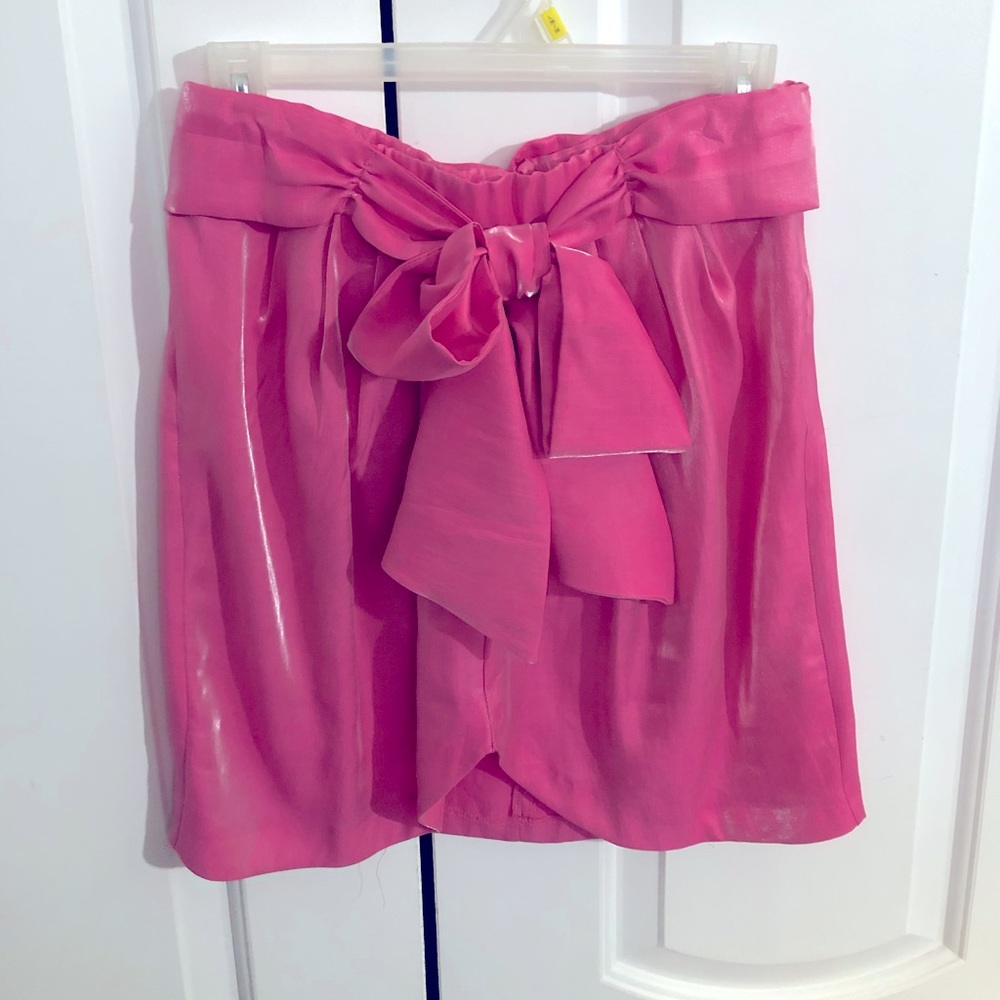 Zara High-waist Hot Pink Mini Skirt